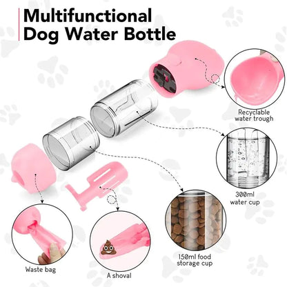 Travel Pet Drinker & Poop Dispenser